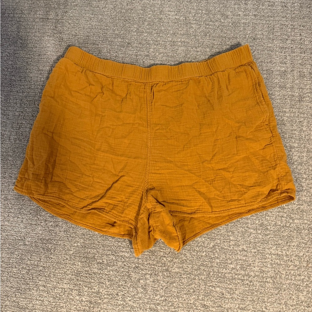 Women's Mustard Shorts